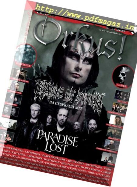 Orkus! Germany – September-Oktober 2017 Cover