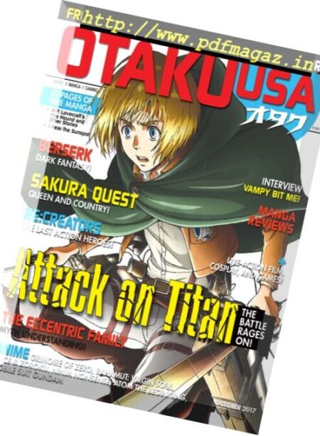 Otaku – October 2017 Cover