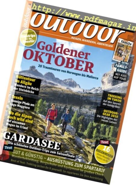 Outdoor – Oktober 2017 Cover