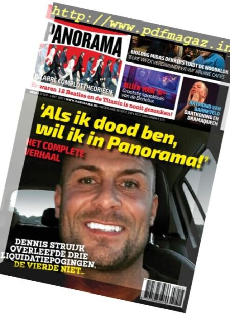 Panorama Netherlands – 27 September – 4 Oktober 2017 Cover