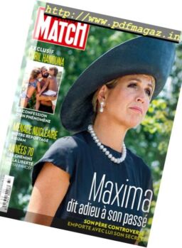 Paris Match Belgique – 17 au 23 Aout 2017
