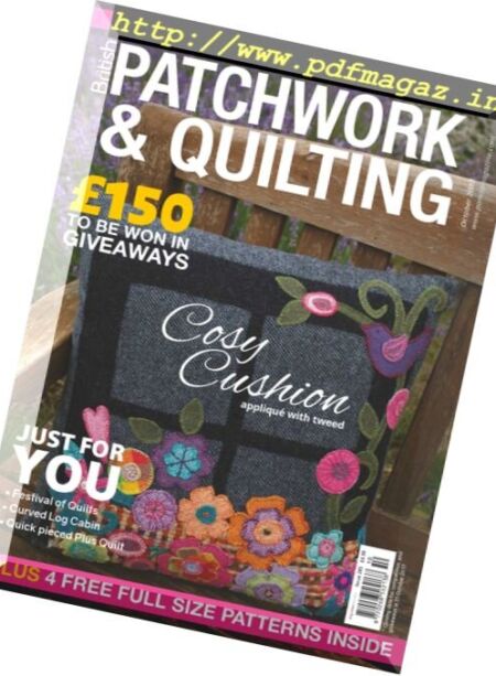 Patchwork & Quilting – October 2017 Cover