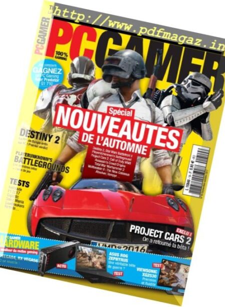 PC Gamer France – Septembre-Octobre 2017 Cover