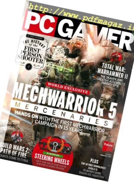 PC Gamer USA – November 2017 Cover