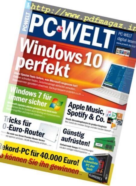 PC-Welt – Oktober 2017 Cover
