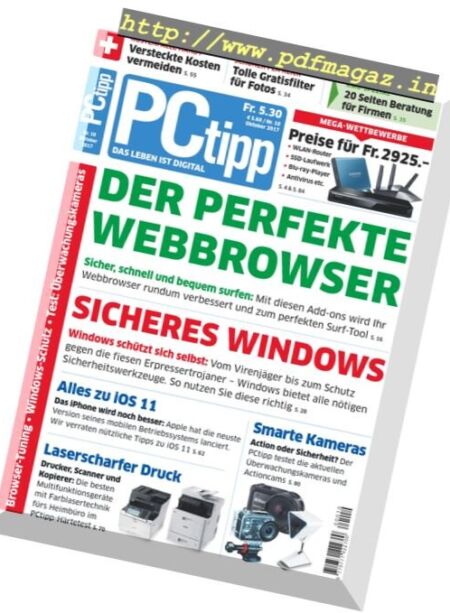 PCtipp – Oktober 2017 Cover