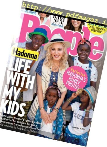 People USA – 18 September 2017 Cover