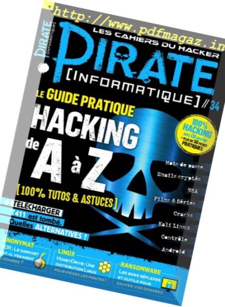 Pirate Informatique – Aout-Octobre 2017 Cover