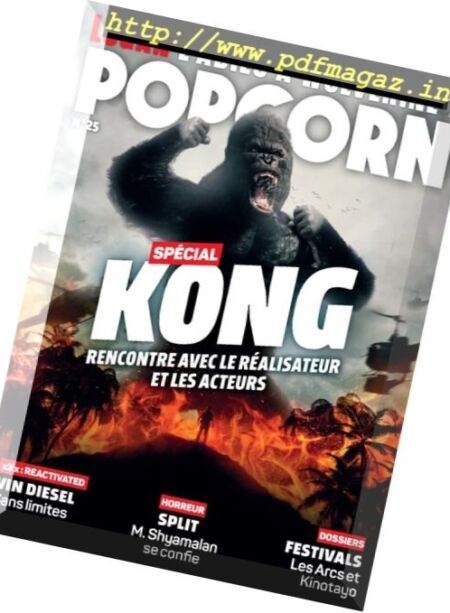Popcorn France – N 25, 2017 Cover