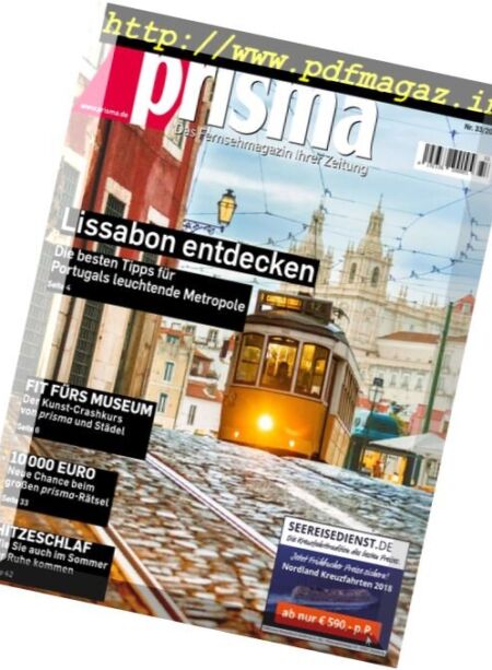 Prisma – 19 August 2017 Cover