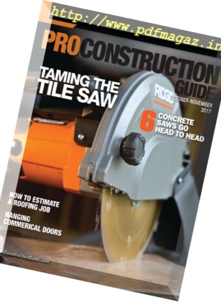 Pro Construction Guide – September-October 2017 Cover