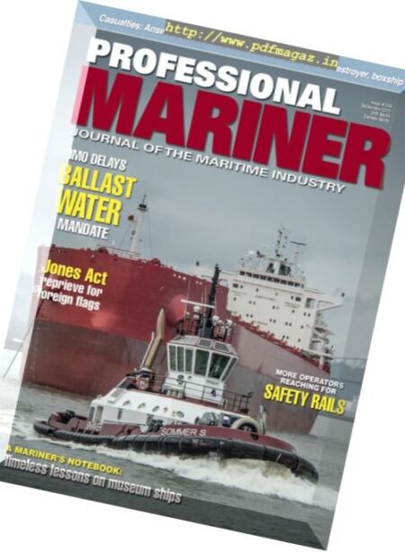 Professional Mariner – September 2017 Cover
