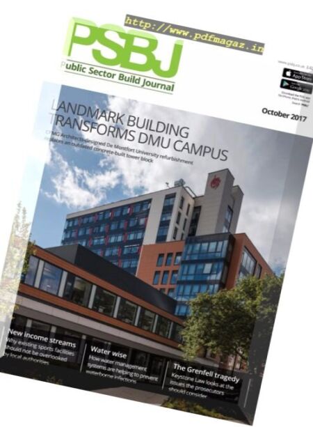 PSBJ Public Sector Building Journal – October 2017 Cover