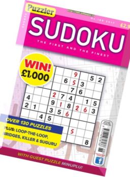 PuzzleLife Sudoku Tricky – Issue 16 2017