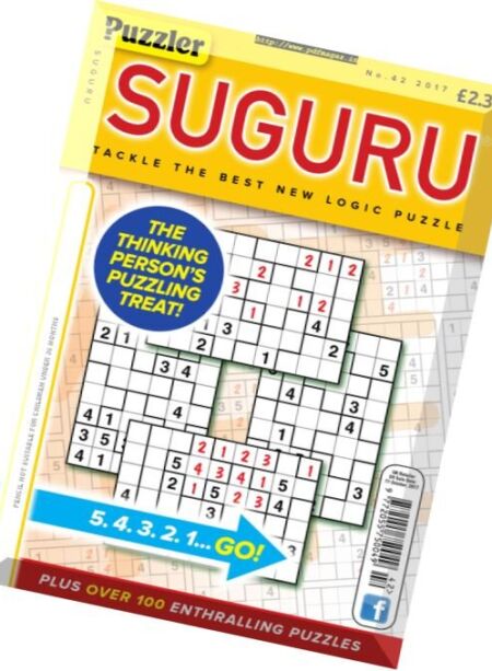 Puzzler Suguru – Issue 42, 2017 Cover