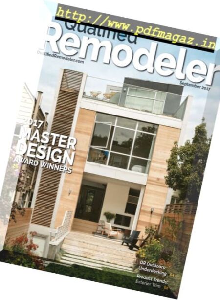 Qualified Remodeler – September 2017 Cover