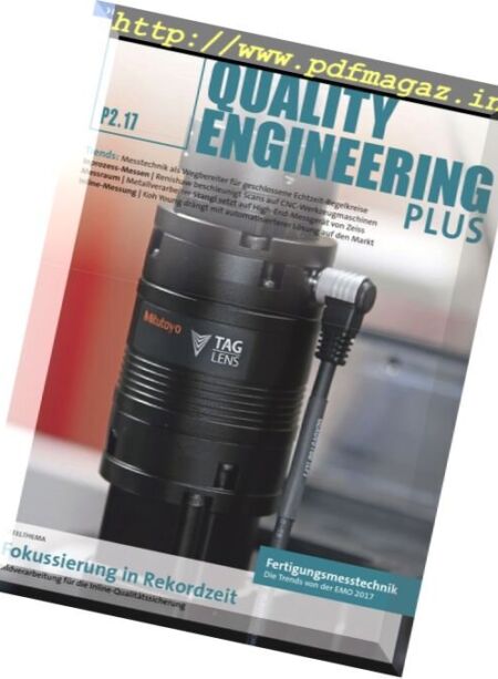 Quality Engineering Plus – Nr.2, 2017 Cover