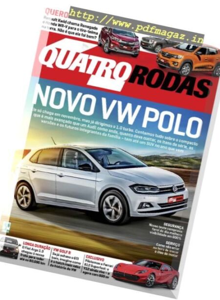 Quatro Rodas – Brazil – Agosto 2017 Cover