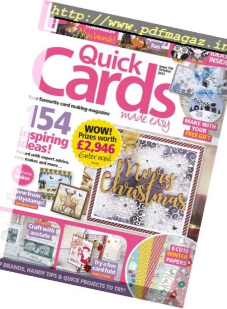 Quick Cards Made Easy – October 2017 Cover