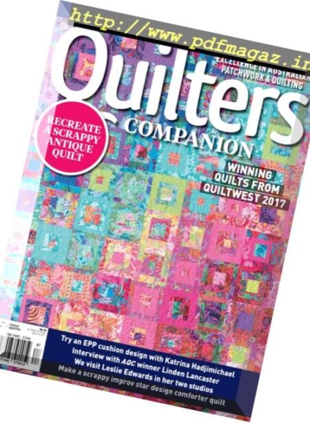Quilters Companion – Issue 87, 2017 Cover