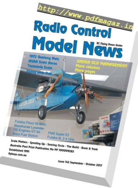 Radio Control Model News – September-October 2017 Cover