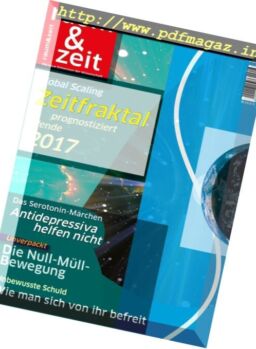 Raum & Zeit – Juli-August 2017