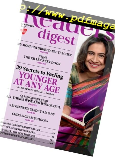 Reader’s Digest India – September 2017 Cover
