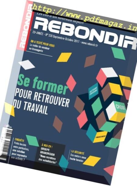Rebondir – Septembre-Octobre 2017 Cover