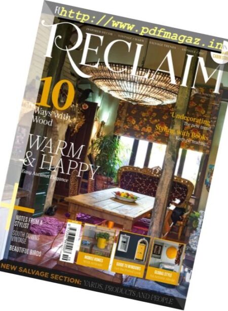 Reclaim – November 2017 Cover