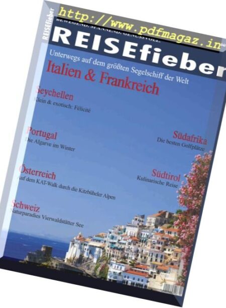 Reisefieber – Herbst 2017 Cover
