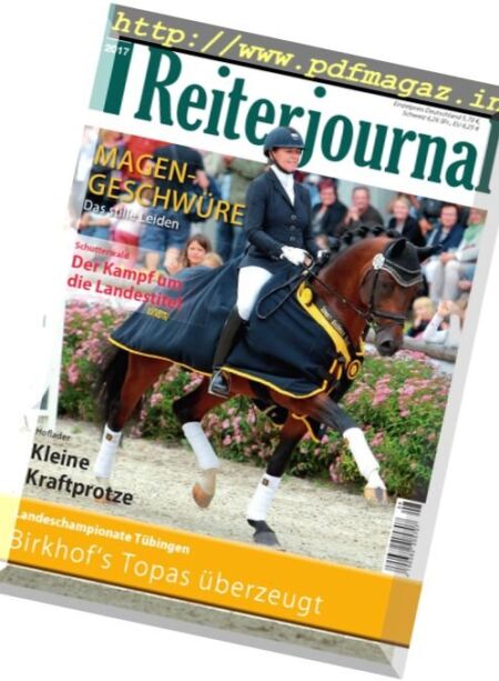 Reiterjournal – Nr.8, 2017 Cover