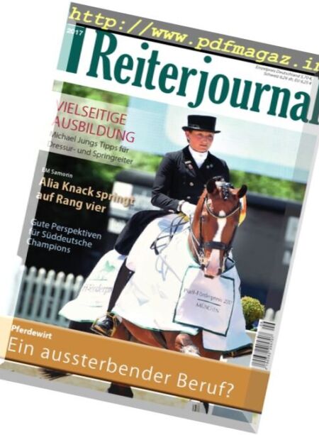 Reiterjournal – Nr.9 2017 Cover