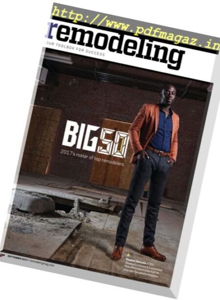 Remodeling Magazine – September 2017 Cover