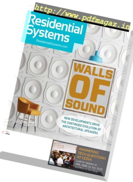 Residential Systems – September 2017 Cover