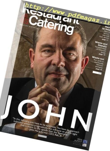 Restaurant & Catering – August 2017 Cover