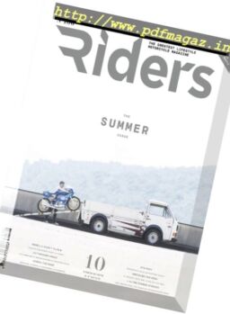 Riders – Agosto 2017