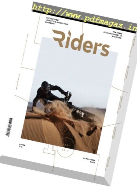 Riders – Settembre 2017 Cover