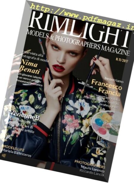 Rimlight Models & Photographers – N.11, 2017 Cover