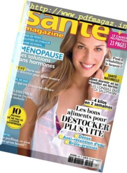 Sante Magazine – Octobre 2017