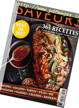 Saveurs France – Numero Special – Best of 2017