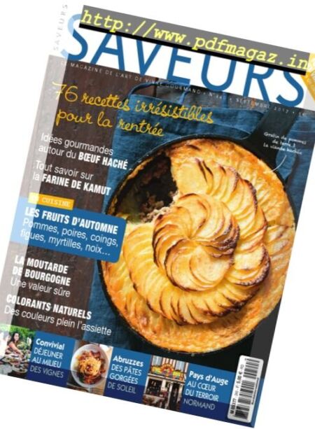 Saveurs France – Septembre 2017 Cover