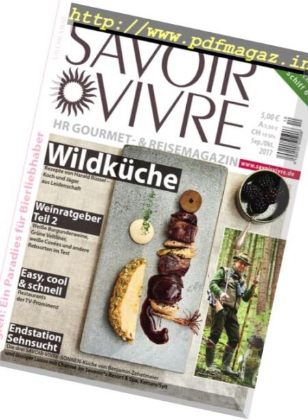 Savoir-Vivre – September-Oktober 2017 Cover
