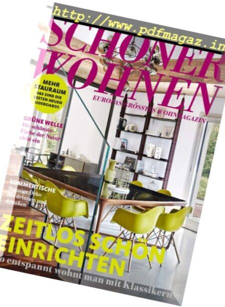Schoner Wohnen – August 2017 Cover