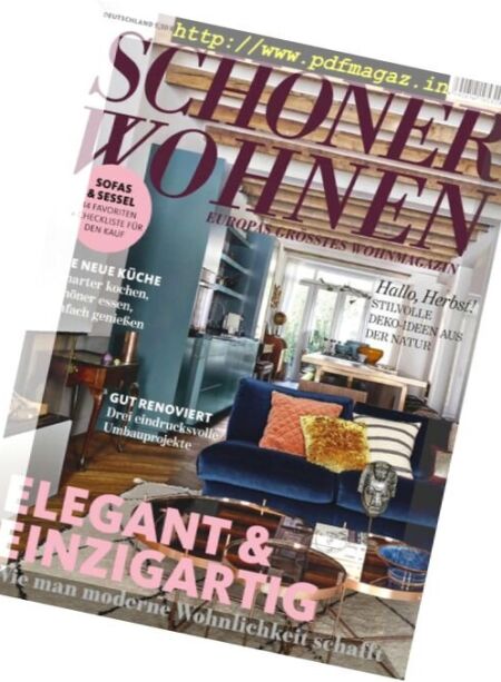 Schoner Wohnen – Oktober 2017 Cover