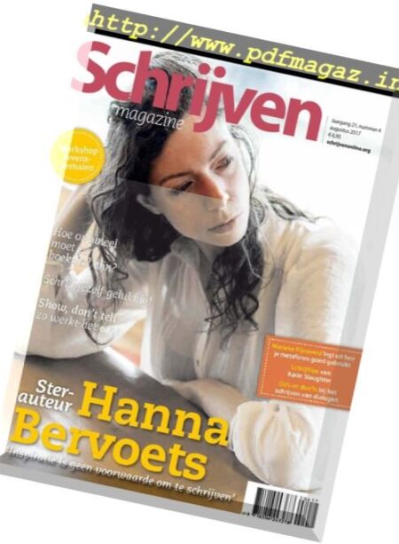 Schrijven Magazine – Augustus 2017 Cover