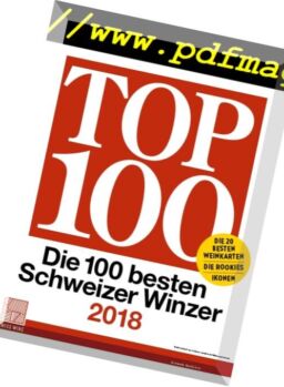 Schweizer Illustrierte – Gault und Millau – Top 100 2018