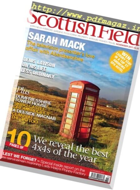 Scottish Field – November 2017 Cover