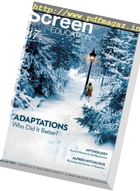 Screen Education – Issue 87 2017 Cover
