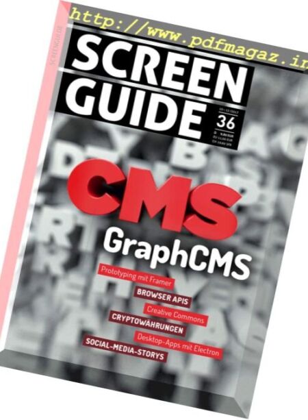 Screenguide Germany – Nr.36, 2017 Cover