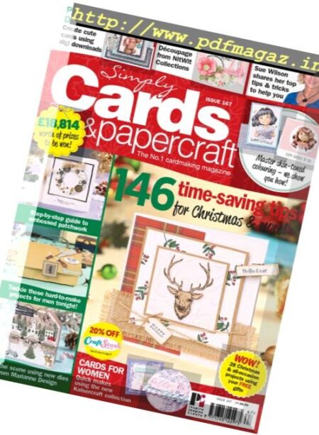 Simply Cards & Papercraft – Issue 167 2017 Cover